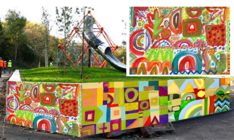 Dalry Community Park Mural - Option 3